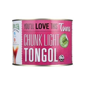 Natural Sea Tuna Tongol Chunk Light Salted 66.5 oz case of 6