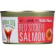 Natural Sea Salmon Red Sockeye Wild Alaska No Salt Added 7.5 oz case of 24