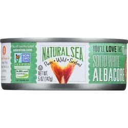 Natural Sea Tuna White Albacore No Salt Added 5 oz case of 12