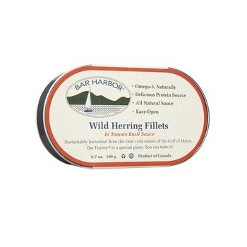 Bar Harbor Wild Herring Fillets In Tomato Basil (12x7 OZ)