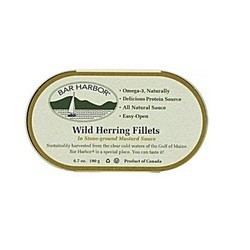 Bar Harbor Wild Herring Fillets in Stone-Ground Mustard Sauce (12x7 OZ)