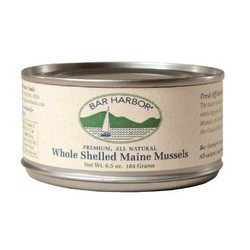 Bar Harbor Whole Shelled Maine Mussels (12x6.5 OZ)