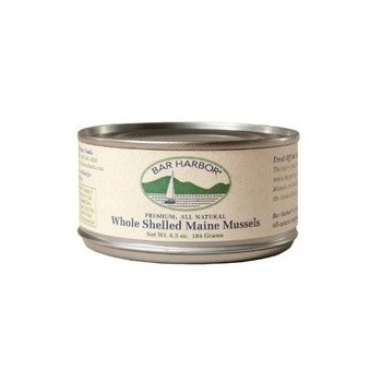 Bar Harbor Whole Shelled Maine Mussels (12x6.5 OZ)