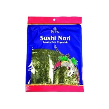 Eden Foods Sushi Nori Cultivated Toasted 50 Sheets 4.4 oz
