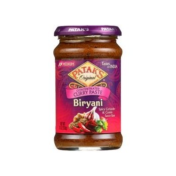 Pataks Curry Paste Concentrated Biryani Medium 10 oz case of 6