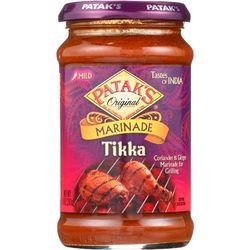 Pataks Curry Paste Concentrated Tikka Masala Medium 10 oz case of 6