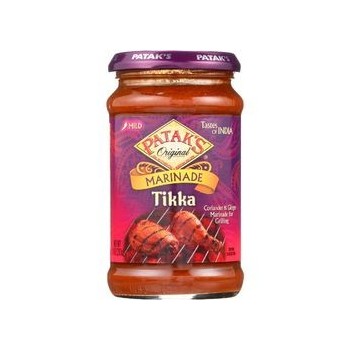 Pataks Curry Paste Concentrated Tikka Masala Medium 10 oz case of 6