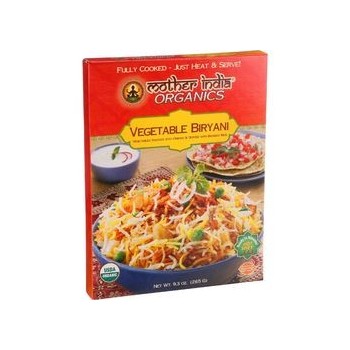 Mother India Organic Vegetable Biryani 9.3 oz Case of 6