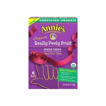 Annie's Homegrown Bendy Berry Organic Really Peely Fruit Tape (12x4.5 OZ)