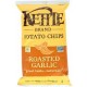 Kettle Brand Potato Chips Roasted Garlic 8.5 oz case of 12