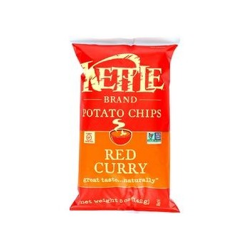 Kettle Brand Potato Chips Red Curry 5 oz case of 15