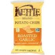 Kettle Brand Potato Chips Roasted Garlic 5 oz case of 15