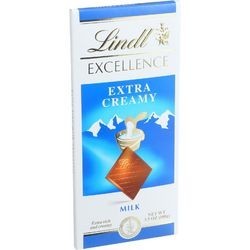 Lindt Chocolate Bar Milk Chocolate 31 Percent Cocoa Extra Creamy 3.5 oz Bars Case of 12