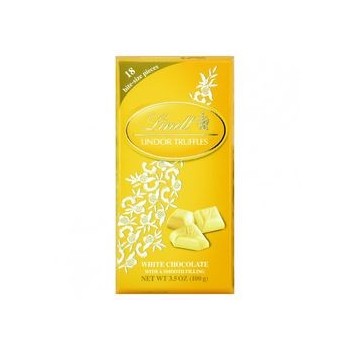 Lindt Chocolate Bites Truffles White Chocolate 3.5 oz Bars Case of 12