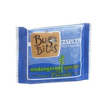 Endangered Species Natural Chocolate Bug Bites Milk Chocolate 48 Percent Cocoa .35 oz Case of 64