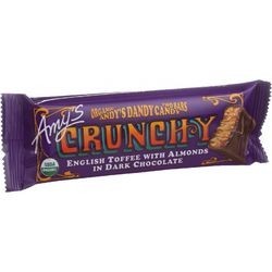 Amy's Organic Andy's Dandy Candy Bar Crunchy 1.5 oz Bars Case of 12