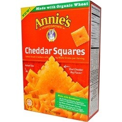 Annie's Homegrown Cheddar Squares Snack Crackers (12x10 OZ)