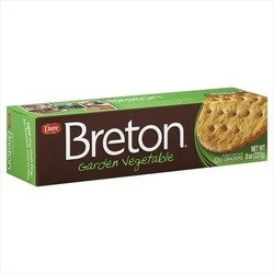 Dare Breton Garden Vegetable Crackers (12x8 OZ)