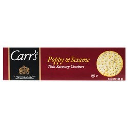 Carr's Poppy & Sesame Crackers (12x6.5 OZ)