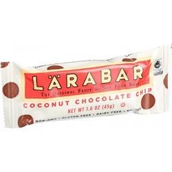 Larabar Fruit and Nut Bar Coconut Chocolate Chip 1.6 oz Bars Case of 16