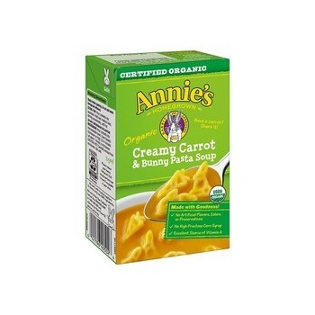 Annie's Homegrown Organic Creamy Carrot Bunny Pasta Soup (8x17 OZ)