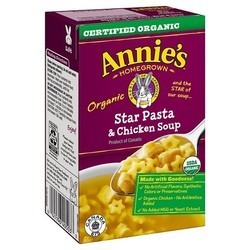 Annie's Homegrown Organic Star Pasta Chicken Soup (8x17 OZ)