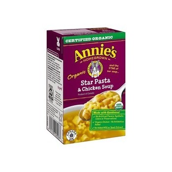 Annie's Homegrown Organic Star Pasta Chicken Soup (8x17 OZ)