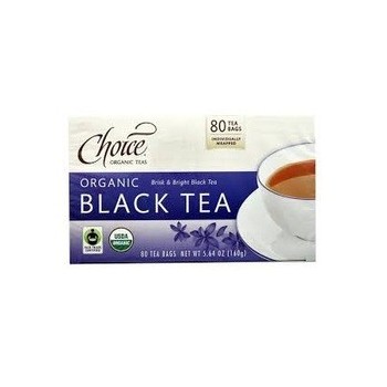 Choice Organic Teas Black Tea Value Pack (6x80 BAG)