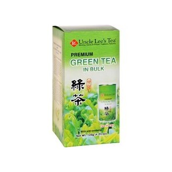 Uncle Lees Tea Green Premium In Bulk Loose 4.23 oz Case of 6