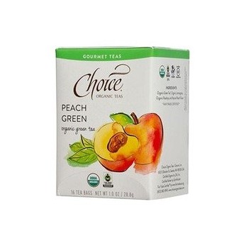 Choice Teas Gourmet Teas Peach Green (6x16 CT)