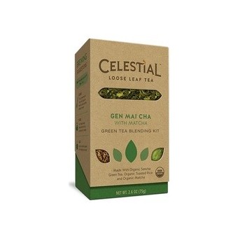 Celestial Seasonings Loose Leaf Tea with Matcha Gen Mai Cha (6x2.6 OZ)