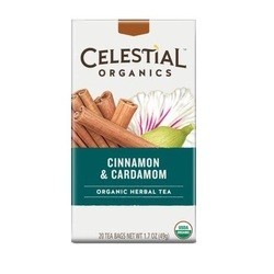 Celestial Seasonings Organic Herbal Tea Cinnamon & Cardamom (6x20 BAG)