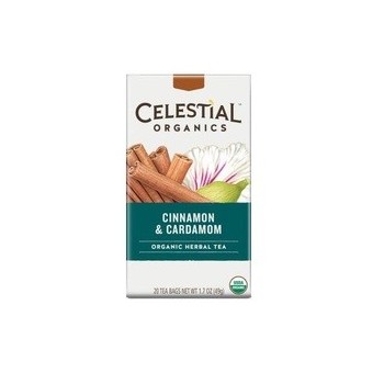 Celestial Seasonings Organic Herbal Tea Cinnamon & Cardamom (6x20 BAG)