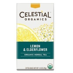 Celestial Seasonings Organic Herbal Tea Lemon & Elderflower (6x20 BAG)