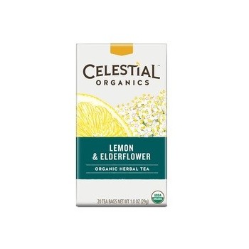 Celestial Seasonings Organic Herbal Tea Lemon & Elderflower (6x20 BAG)