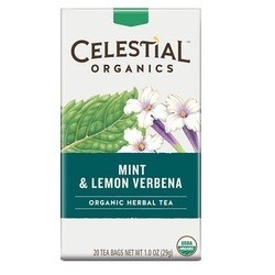 Celestial Seasonings Organic Herbal Tea Mint & Lemon Verbena (6x20 BAG)