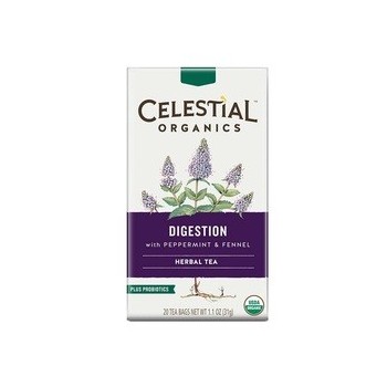 Celestial Seasonings Organics Herbal Tea Digestion with Peppermint (6x20 BAG)