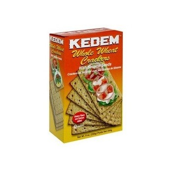 Kedem Crackers Wholewheat Sesame (24x9Oz)