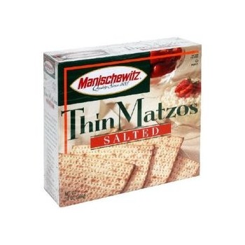 Manischewitz Matzo, Thin Salted (12x10 OZ)