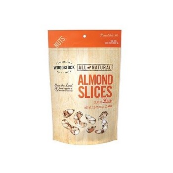 Woodstock Thick Sliced Almonds (8x7.5Oz)
