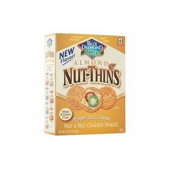 Blue Diamond Nut Thins Pepperjack Cheese Crackers (12x4.25Oz)