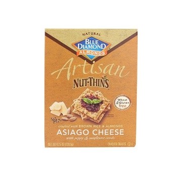 Blue Diamond Asiago Cheese & Seed Crackers(12x4.25OZ)