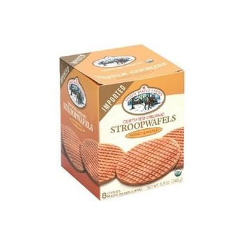 Shady Maple Farms Organic Stroopwafel Cookie-Waffles- Honey And Maple (8x8.5Oz)