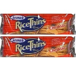 Sesmark Foods Rice Thins Cheddar (12x3.5OZ )