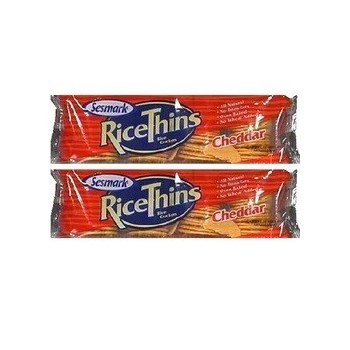 Sesmark Foods Rice Thins Cheddar (12x3.5OZ )