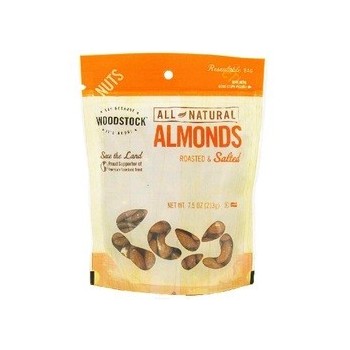 Woodstock R/S Almonds (8x7.5OZ )