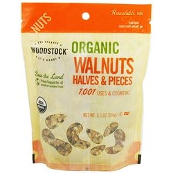 Woodstock Organic Walnut Havles and Pieces (8x5.5 Oz)