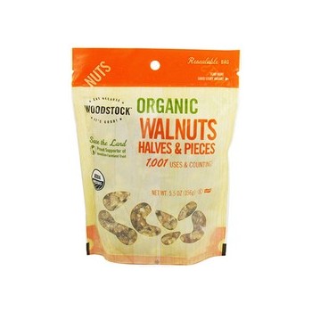 Woodstock Organic Walnut Havles and Pieces (8x5.5 Oz)