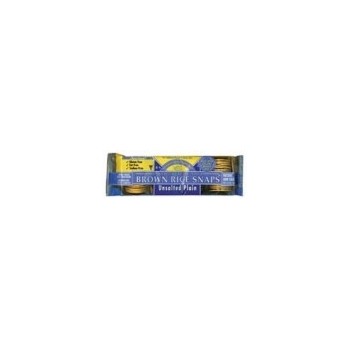 Edward & Sons Plain Unsalted Brown Rice Snaps (12x3.5 Oz)