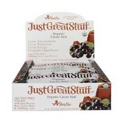 Betty Lou's Just Great Stuff Cacao Acai bar (12x1.5 Oz)